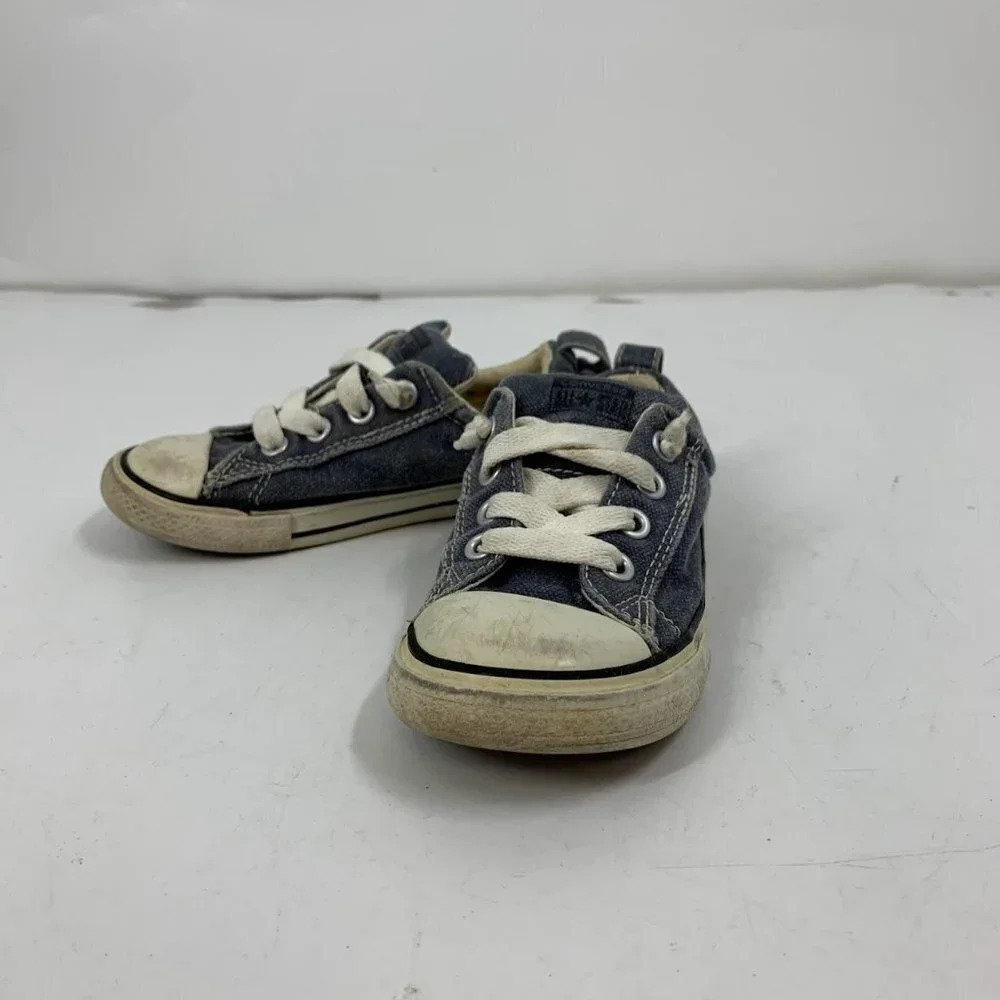 Converse Kids All Star Gray Cushioned 730316F Pull On Low Top Shoe Size 10